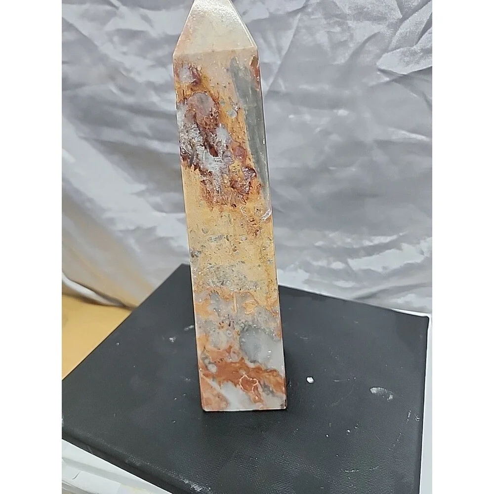 Onyx Marble Obelisk 10.25 Inch Pakistan EUC no chips or cracks - Picture 5 of 7